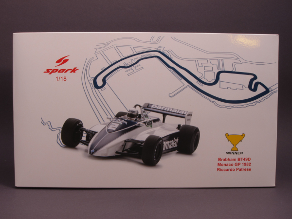 Brabham BT49D #2 - Riccardo Patrese - Sieger Monaco GP - Formel 1 - 1982