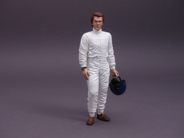 Figur Steve McQueen mit Helm